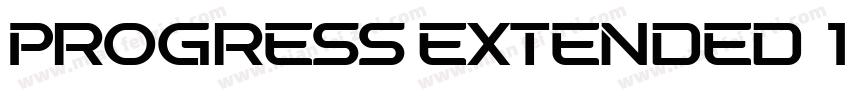 Progress Extended 1字体转换